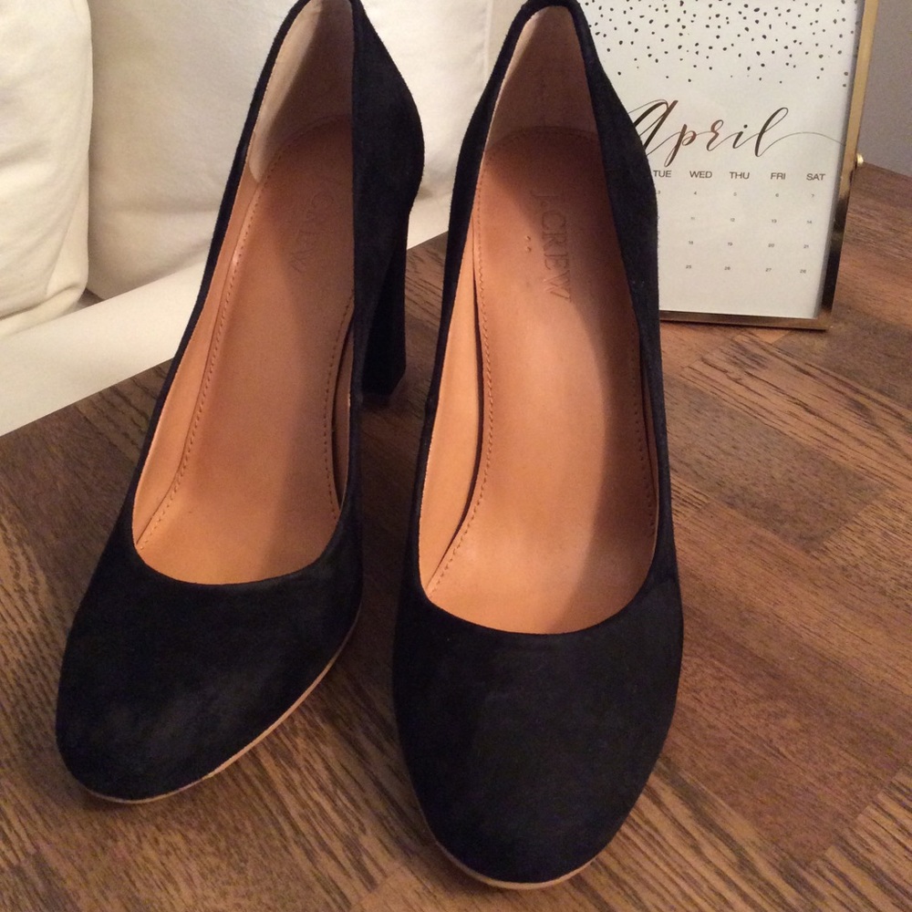 J Crew Factory Suede Heels